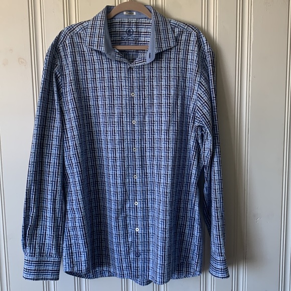 Bugatchi Button Down Shirt Size L/XL - Picture 3 of 10